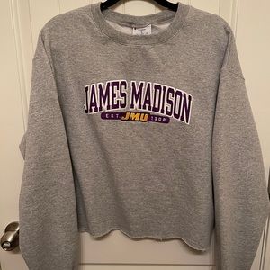 JMU Cropped Crewneck